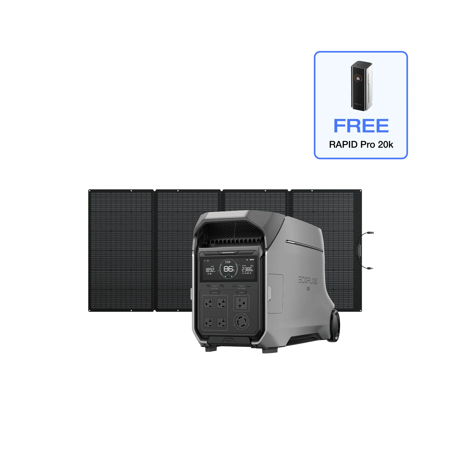 EcoFlow DELTA Pro 3 Portable Power Station (UL9540 Certificated)