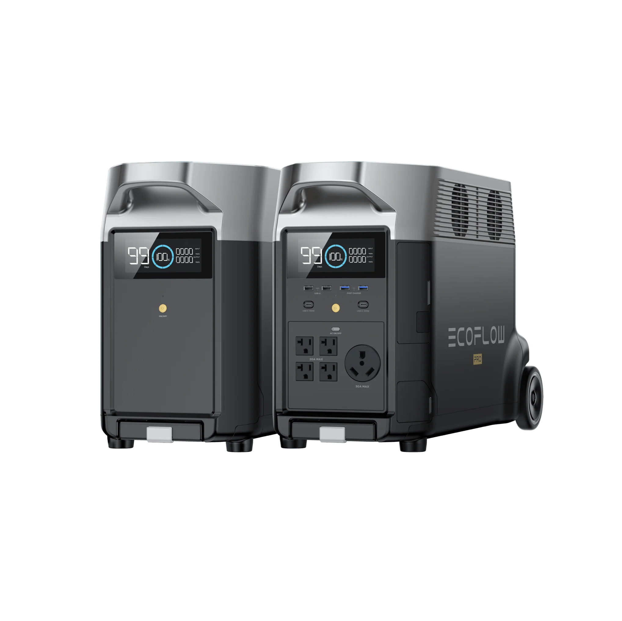 EcoFlow DELTA Pro + Smart Extra Battery + 800W Alternator Charger 2 EcoFlow DELTA Pro + Smart Extra Battery + 800W Alternator Charger