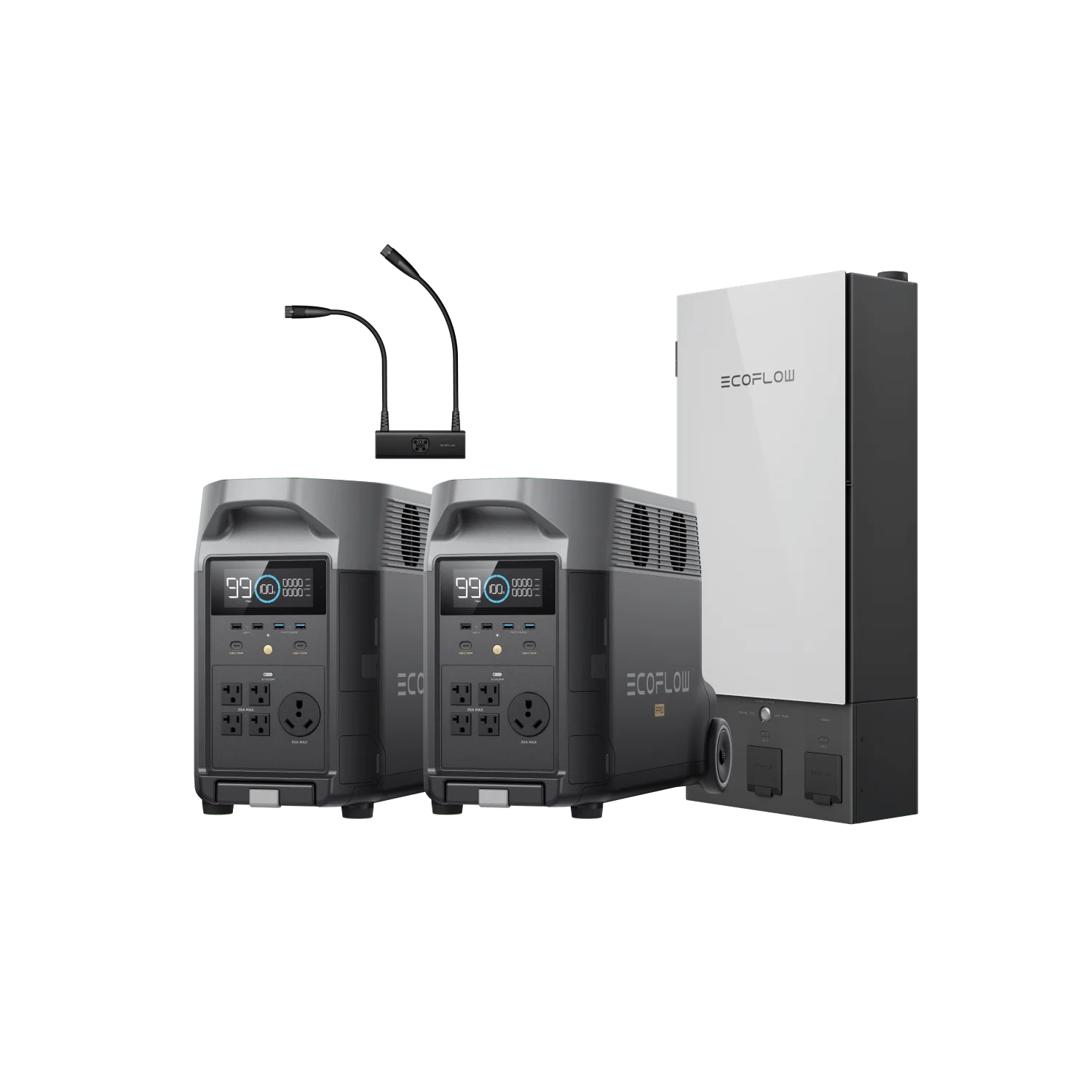 EcoFlow DELTA Pro*2 + Double Voltage Hub 2 EcoFlow DELTA Pro*2 + Double Voltage Hub