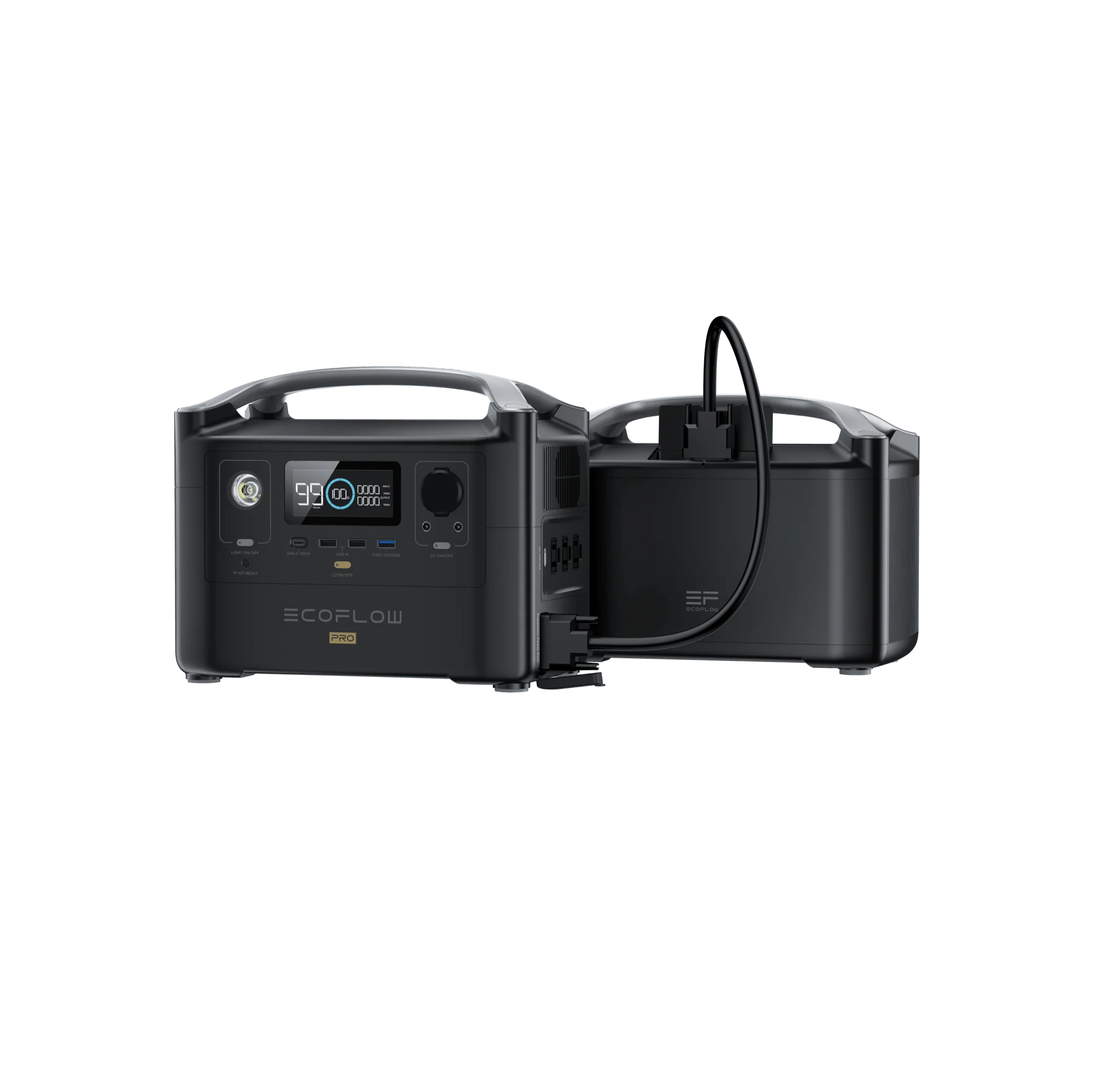 EcoFlow RIVER Pro + EcoFlow RIVER Pro Extra Battery