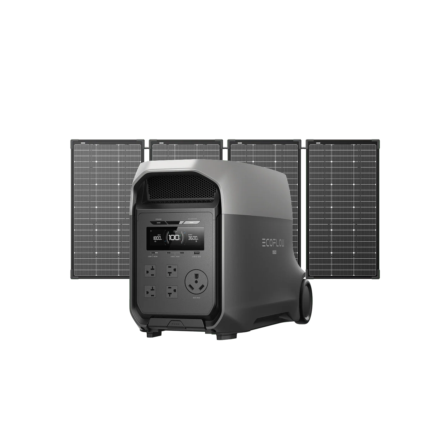 EcoFlow DELTA 3 Ultra Series Portable Power Station (3072Wh) 15 DELTA 3 Ultra (3072Wh) + 500W Solar Panel