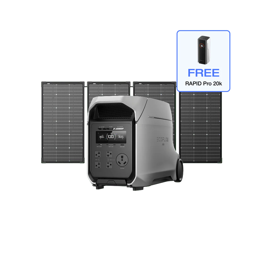 EcoFlow DELTA 3 Ultra Plus Solar Generator (3072Wh)