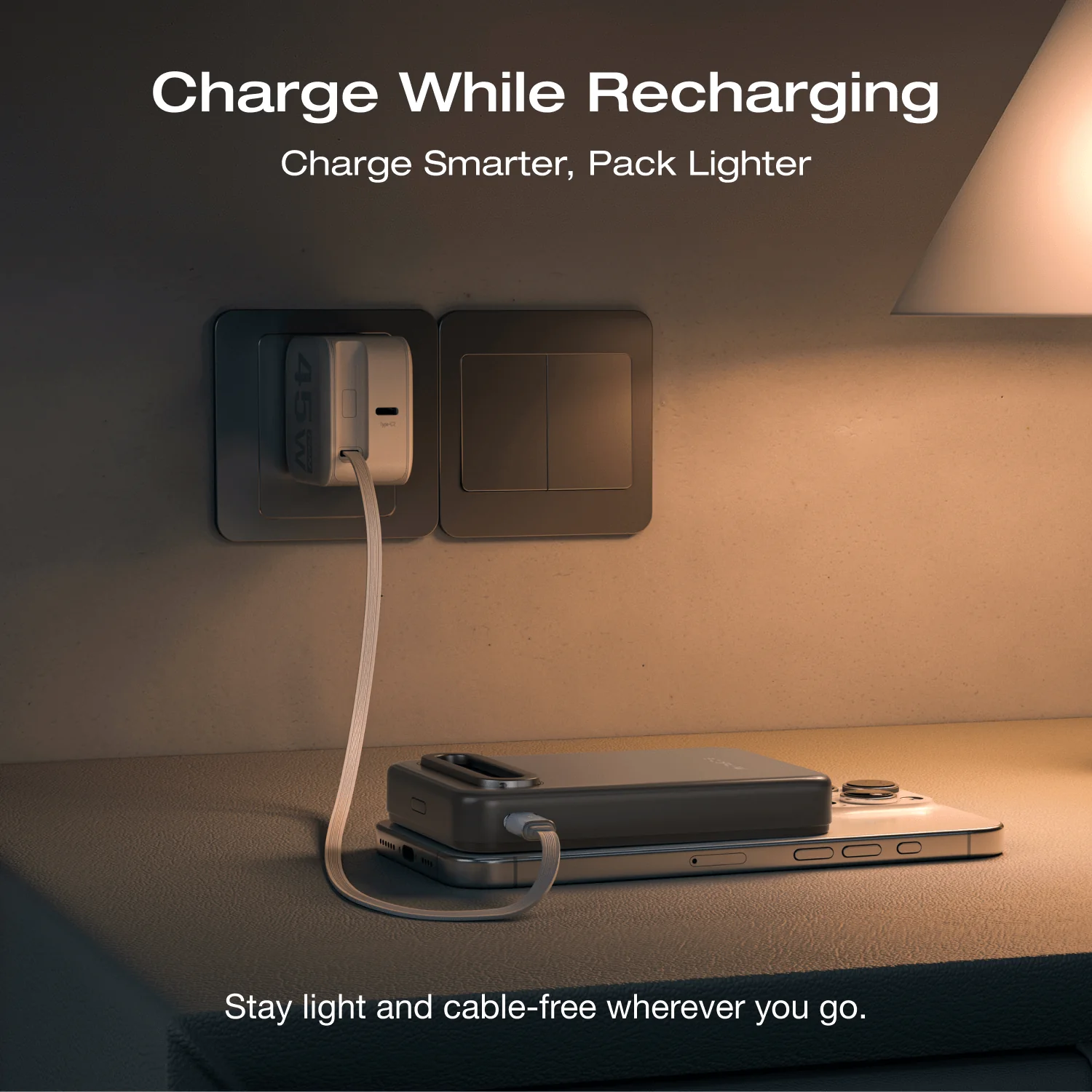 EcoFlow RAPID Mag Qi2 Magnetic Power Bank (10,000mAh, 15W) 7 EcoFlow RAPID Mag Qi2 Power Bank (10K, 15W) + RAPID 65W GaN Charger with 100W Cable