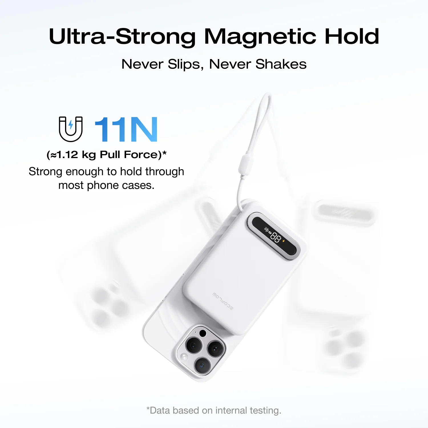EcoFlow RAPID Mag Qi2.2 Magnetic Power Bank (10,000mAh, 25W, Built-in USB-C Cable) 12 EcoFlow RAPID Mag Qi2.2 Magnetic Power Bank (10,000mAh, 25W, Built-in USB-C Cable)