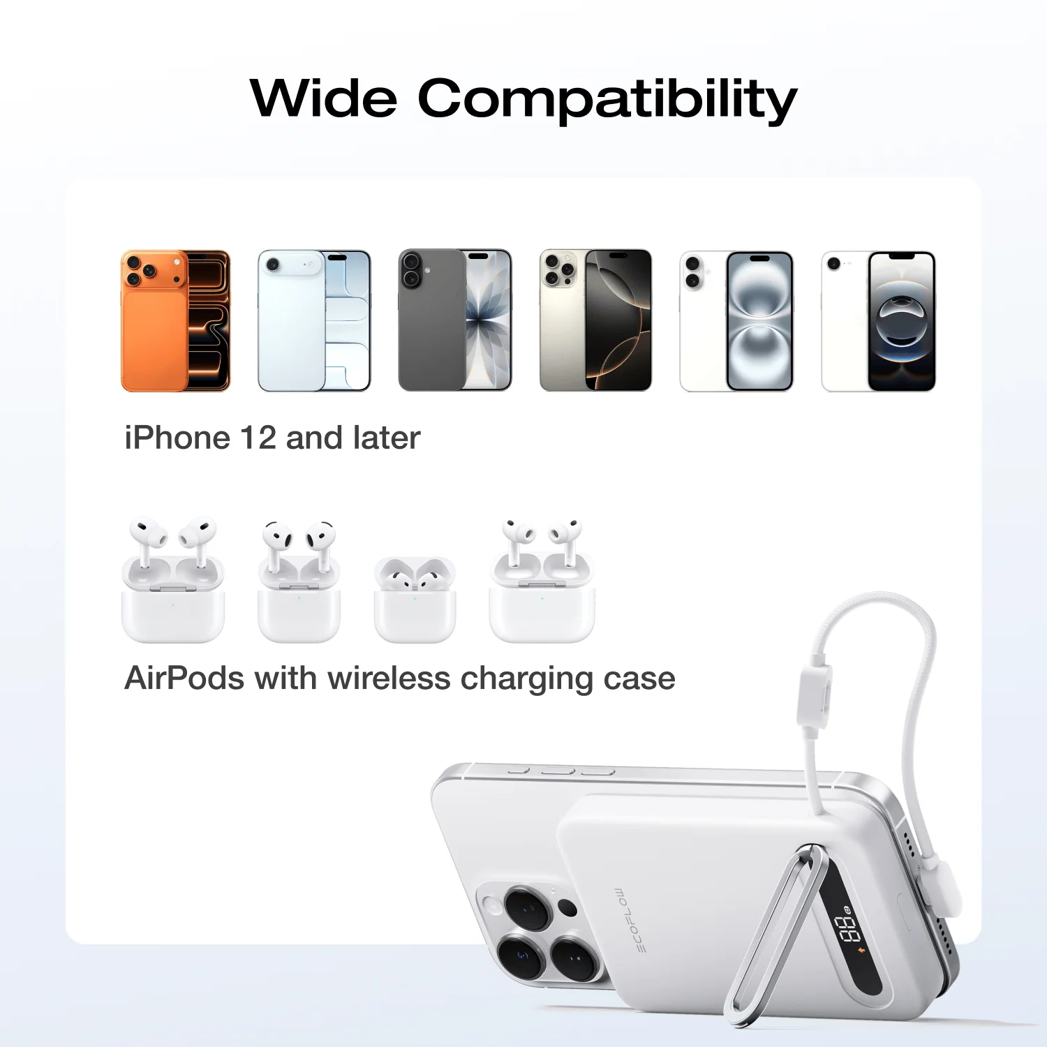 EcoFlow RAPID Mag Qi2.2 Magnetic Power Bank (10,000mAh, 25W, Built-in USB-C Cable) 16 EcoFlow RAPID Mag Qi2.2 Magnetic Power Bank (10,000mAh, 25W, Built-in USB-C Cable)