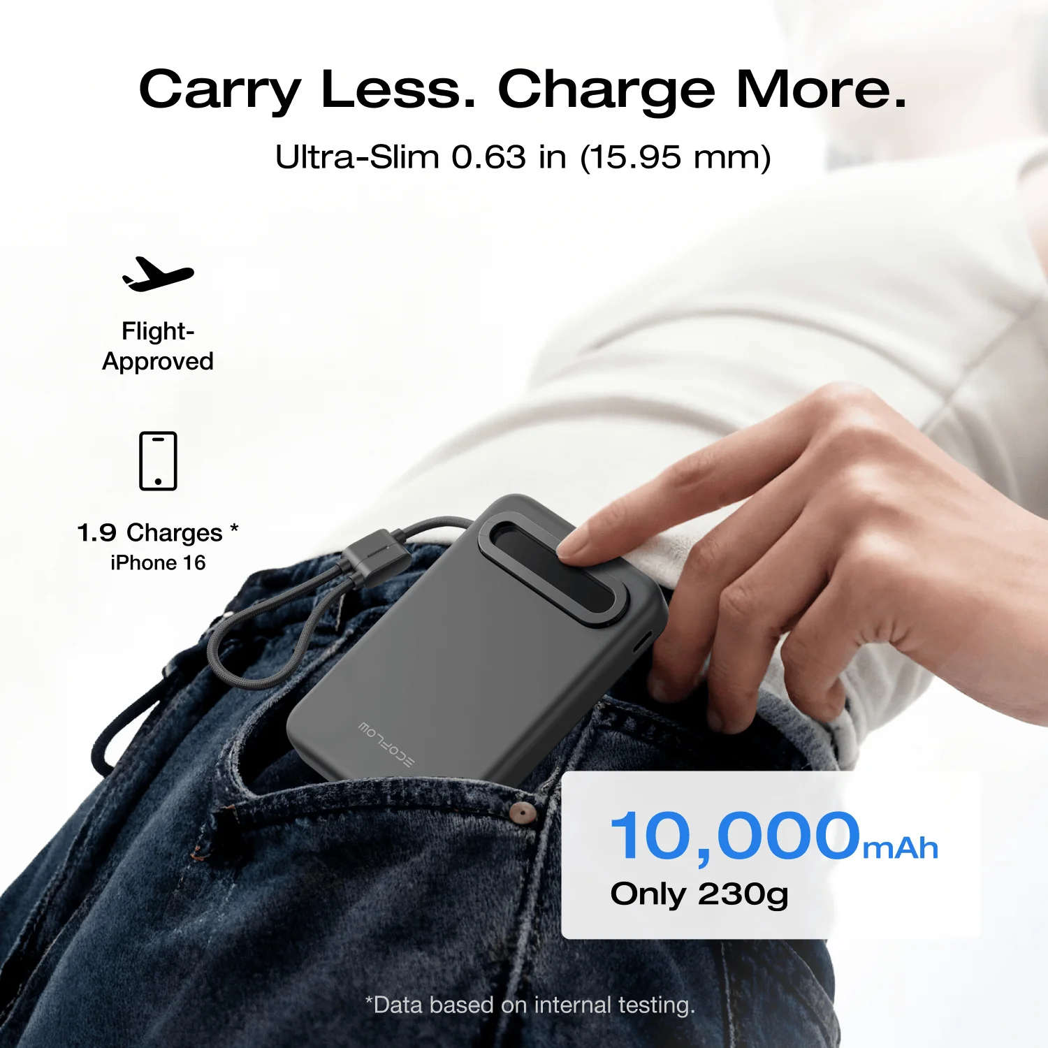 EcoFlow RAPID Mag Qi2.2 Magnetic Power Bank (10,000mAh, 25W, Built-in USB-C Cable) 6 EcoFlow RAPID Mag Qi2.2 Magnetic Power Bank (10,000mAh, 25W, Built-in USB-C Cable)