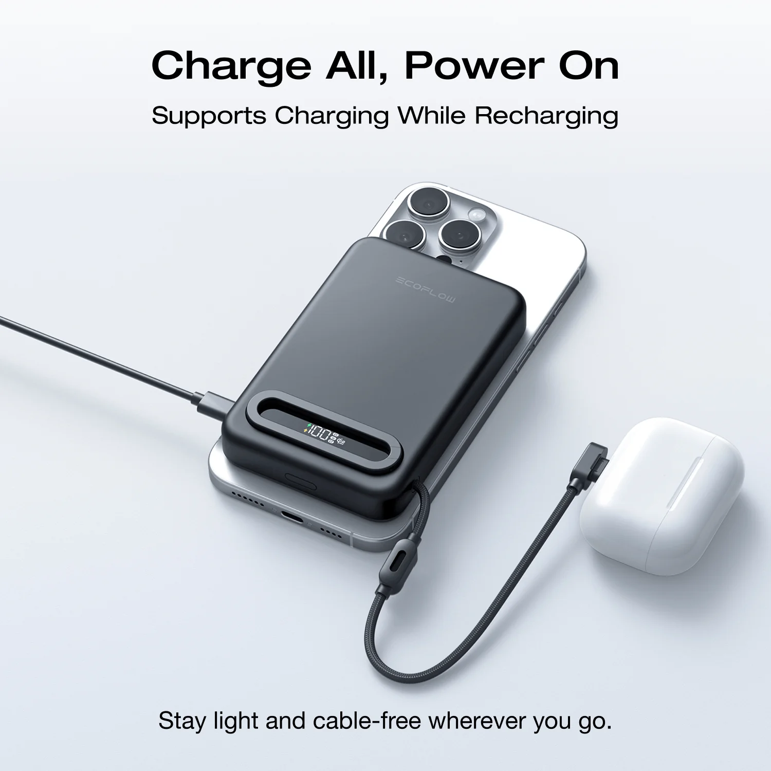 EcoFlow RAPID Mag Qi2.2 Magnetic Power Bank (10,000mAh, 25W, Built-in USB-C Cable) 8 EcoFlow RAPID Mag Qi2.2 Magnetic Power Bank (10,000mAh, 25W, Built-in USB-C Cable)