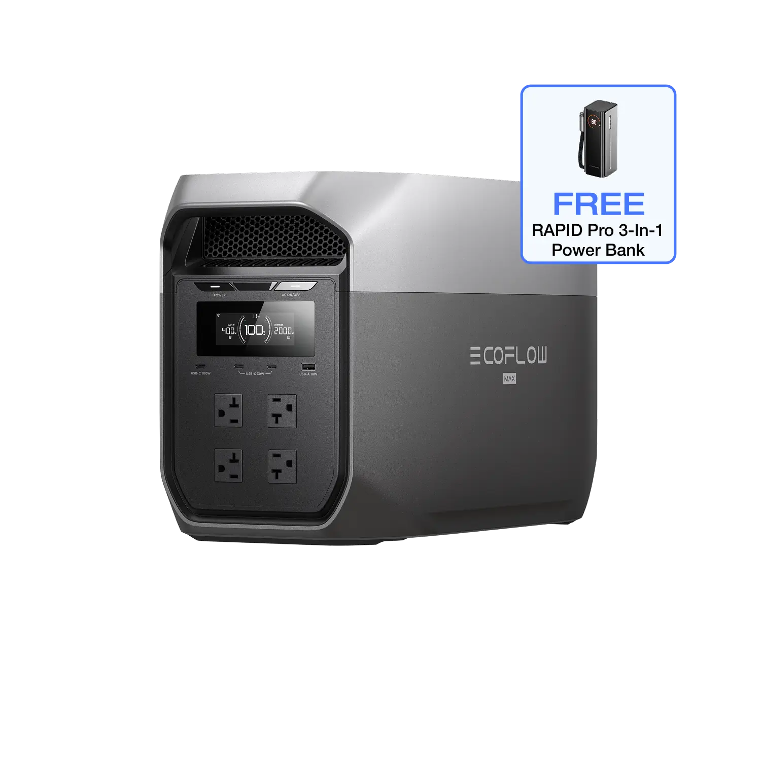 EcoFlow DELTA 3 Max Series Portable Power Station (2048Wh) 29 EcoFlow DELTA 3 Max Series Portable Power Station (2048Wh)
