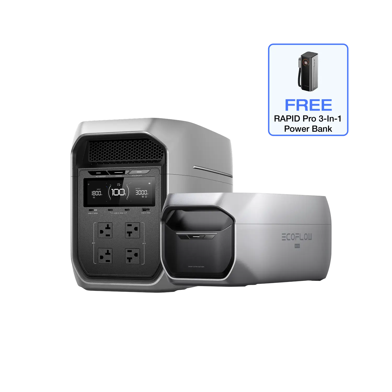 EcoFlow DELTA 3 Max Series Portable Power Station (2048Wh) 30 EcoFlow DELTA 3 Max Series Portable Power Station (2048Wh)
