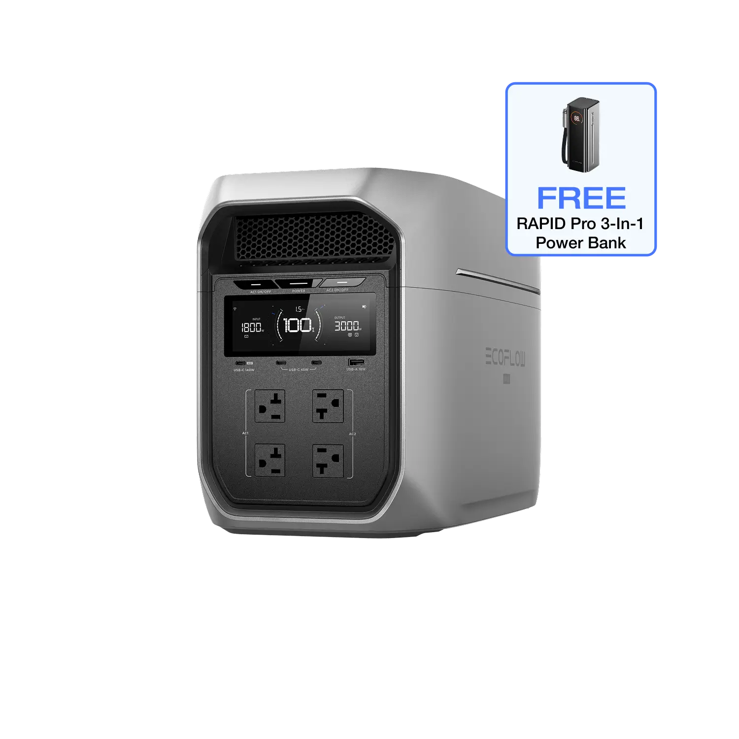 EcoFlow DELTA 3 Max Series Portable Power Station (2048Wh) 31 EcoFlow DELTA 3 Max Series Portable Power Station (2048Wh)