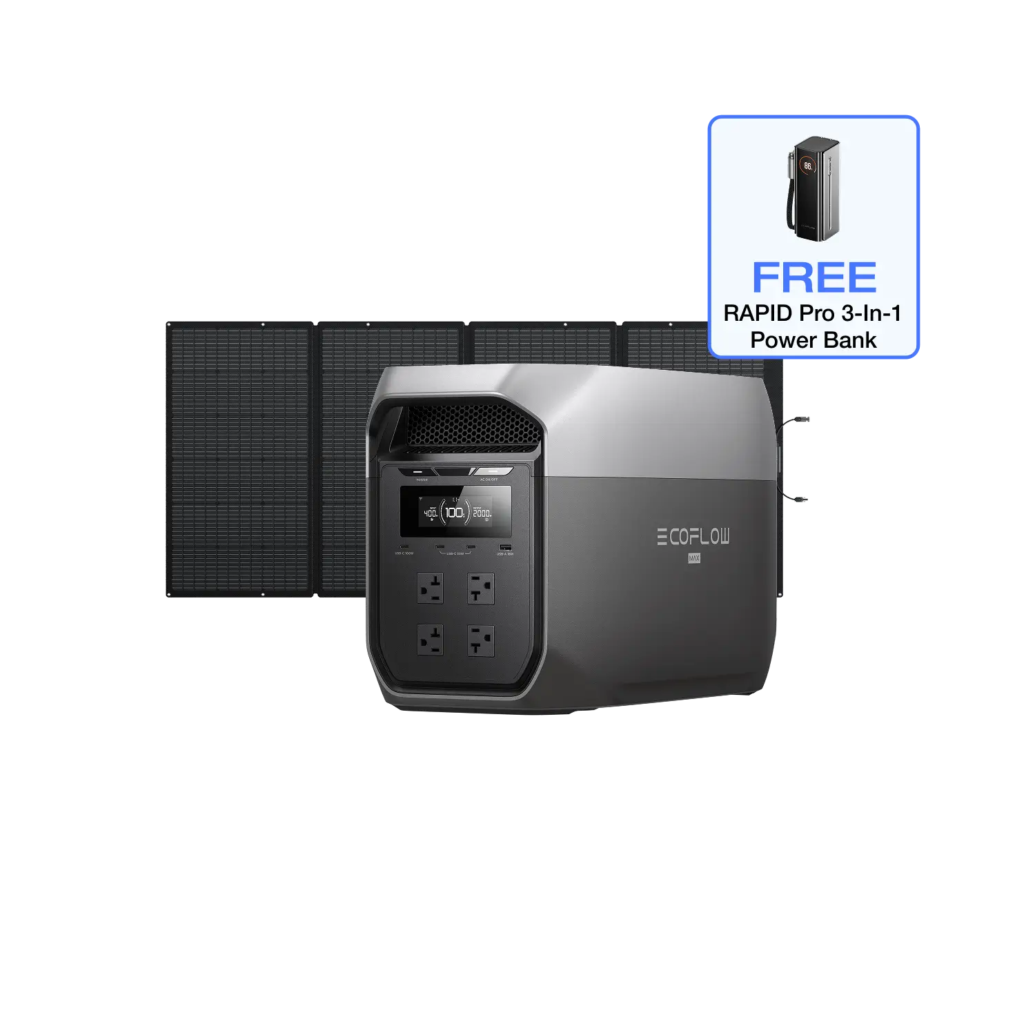 EcoFlow DELTA 3 Max Series Portable Power Station (2048Wh) 32 EcoFlow DELTA 3 Max Series Portable Power Station (2048Wh)