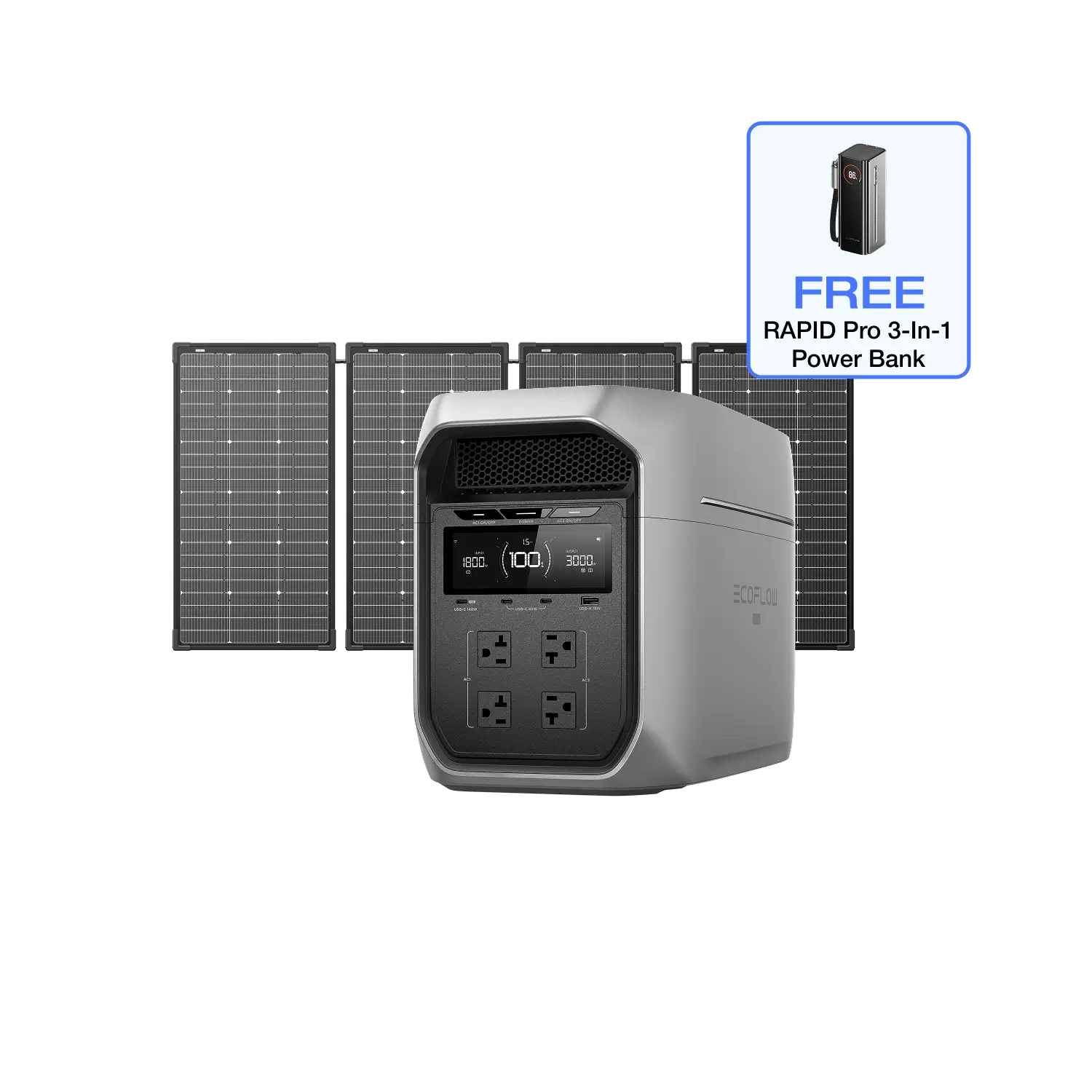 EcoFlow DELTA 3 Max Series Portable Power Station (2048Wh) 33 EcoFlow DELTA 3 Max Series Portable Power Station (2048Wh)