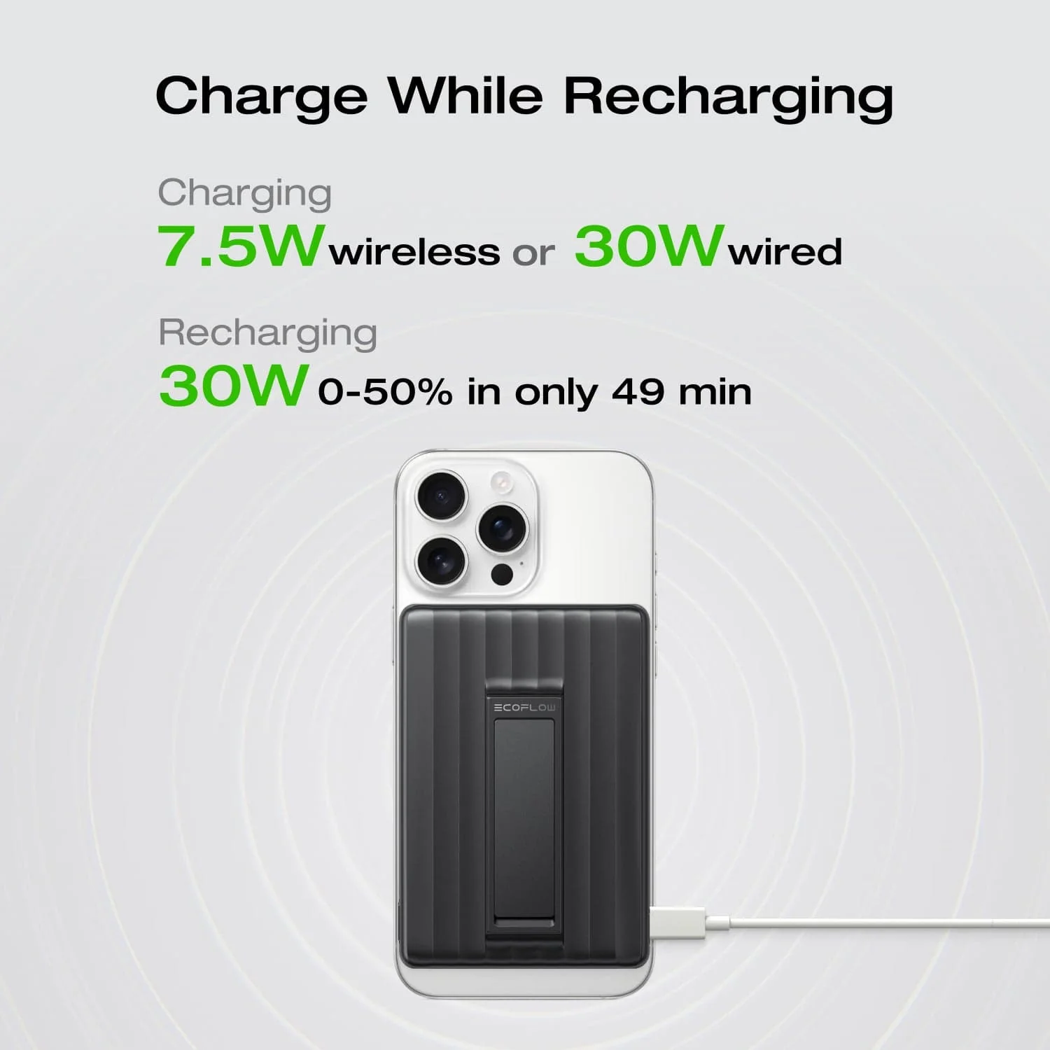 EcoFlow RAPID Mag Power Bank (10,000mAh, 7.5W, Magnetic Charging) 11 EcoFlow RAPID Mag Power Bank (10,000mAh, 7.5W, Magnetic Charging)