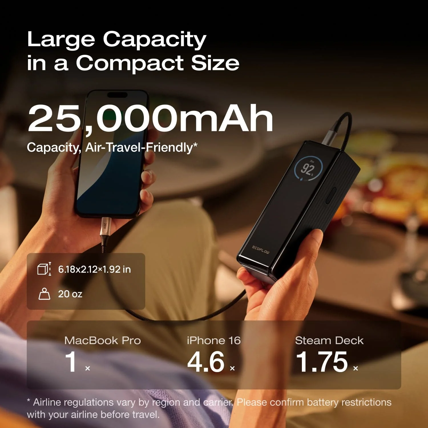 EcoFlow RAPID Power Bank (25,000mAh, 170W) 5 EcoFlow RAPID Power Bank (25,000mAh, 170W)
