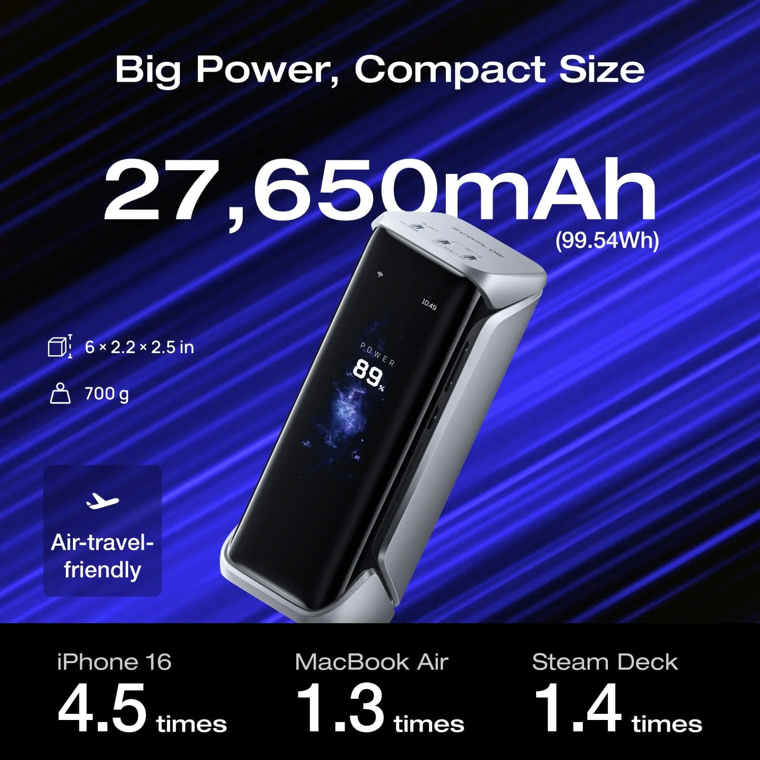 EcoFlow RAPID Pro X Power Bank (27,650mAh, 300W) 5 EcoFlow RAPID Pro X Power Bank (27,650mAh, 300W)
