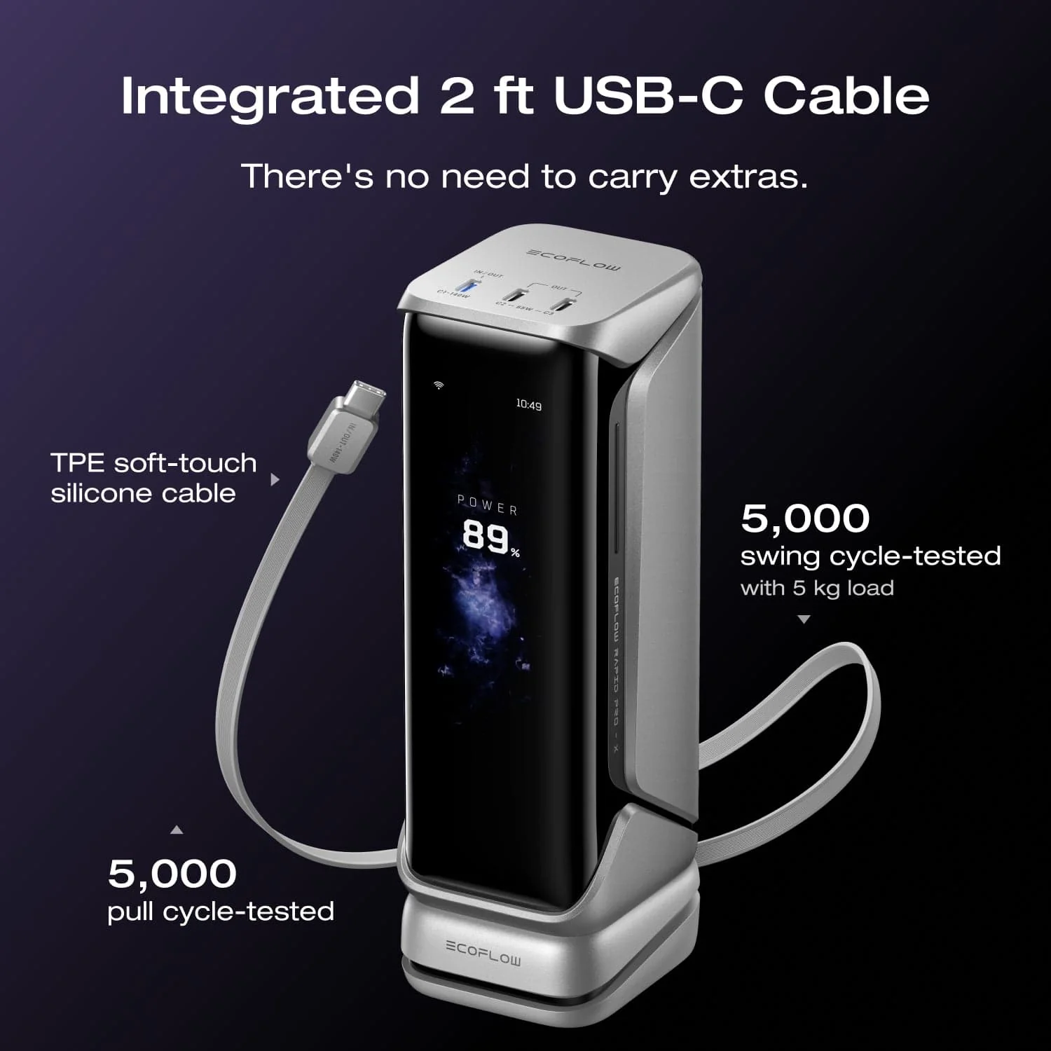 EcoFlow RAPID Pro X Power Bank (27,650mAh, 300W) 6 EcoFlow RAPID Pro X Power Bank (27,650mAh, 300W)