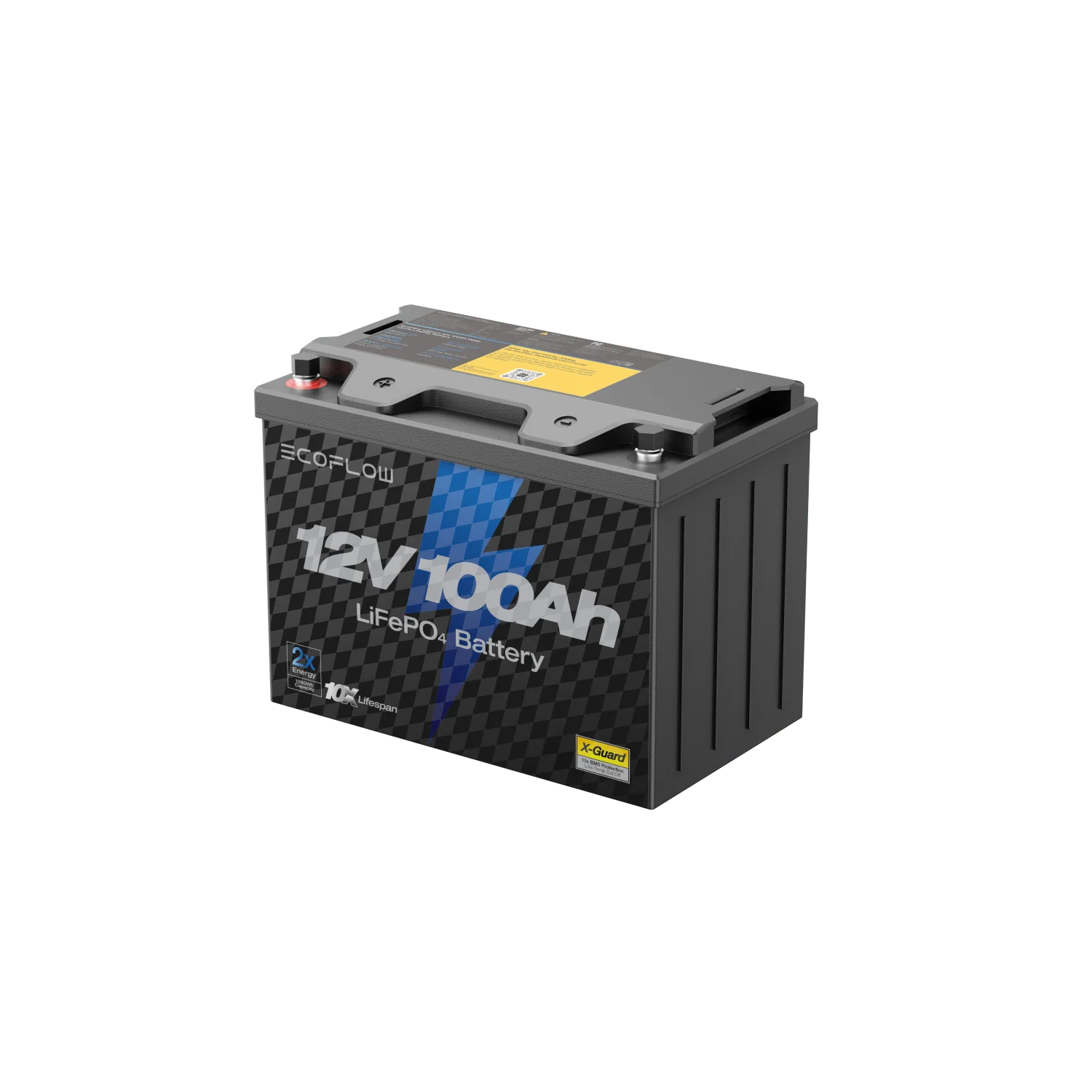 EcoFlow Lithium 12V 100Ah Deep Cycle LiFePO4 Battery 1 EcoFlow Lithium 12V 100Ah Deep Cycle LiFePO4 Battery