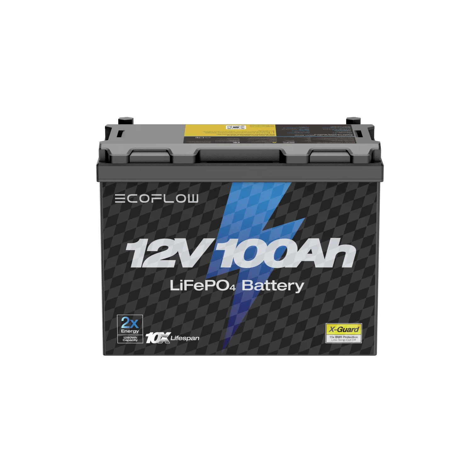 EcoFlow Lithium 12V 100Ah Deep Cycle LiFePO4 Battery 2 EcoFlow Lithium 12V 100Ah Deep Cycle LiFePO4 Battery