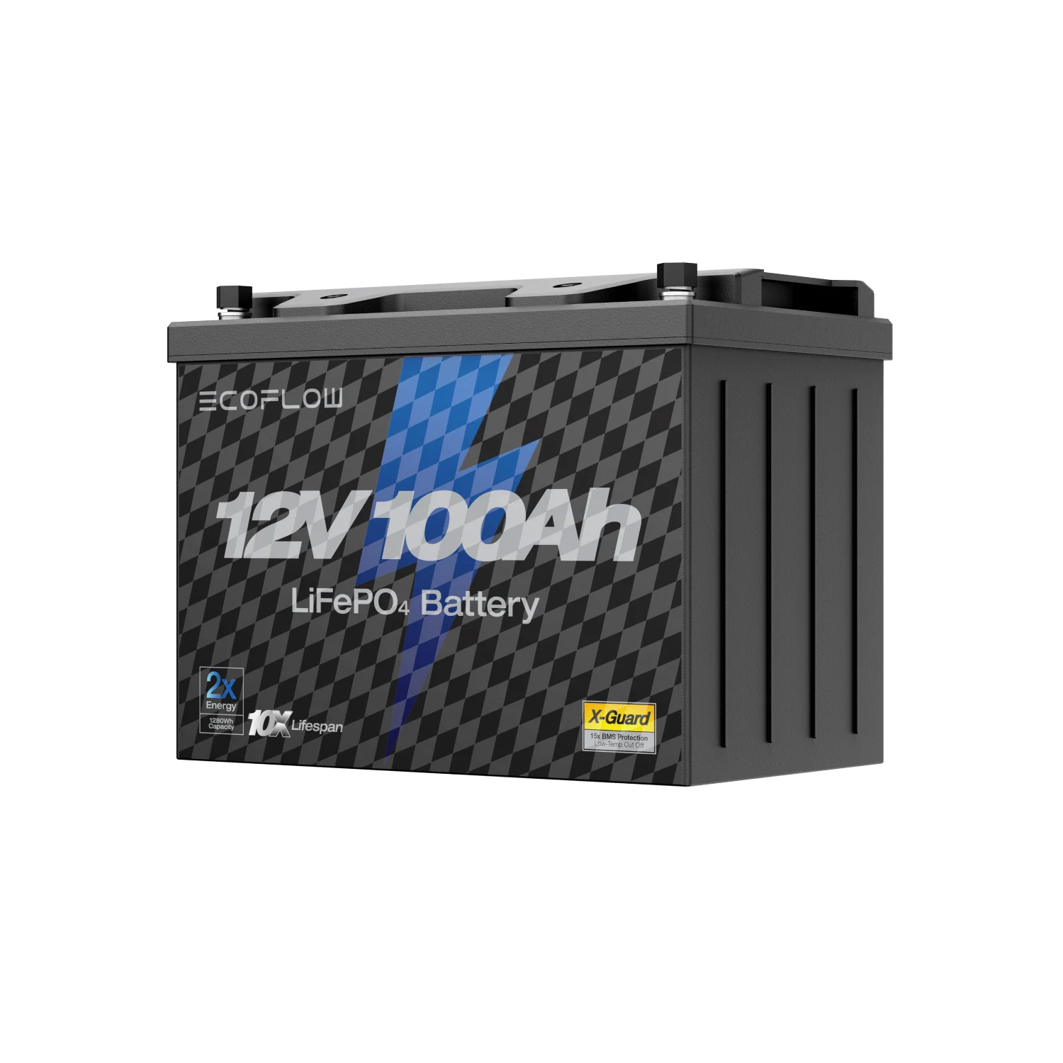 EcoFlow Lithium 12V 100Ah Deep Cycle LiFePO4 Battery 3 EcoFlow Lithium 12V 100Ah Deep Cycle LiFePO4 Battery