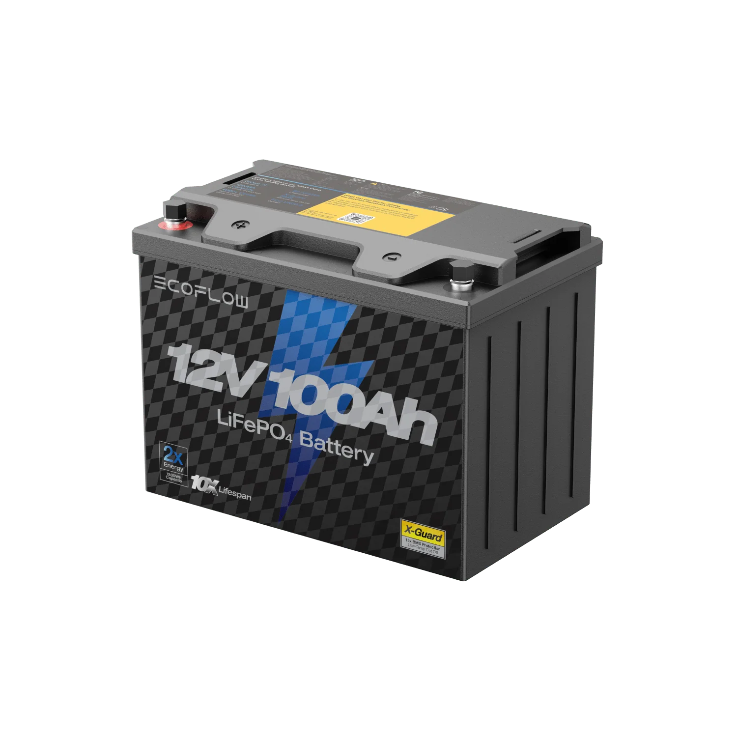 EcoFlow Lithium 12V 100Ah Deep Cycle LiFePO4 Battery 4 EcoFlow Lithium 12V 100Ah Deep Cycle LiFePO4 Battery