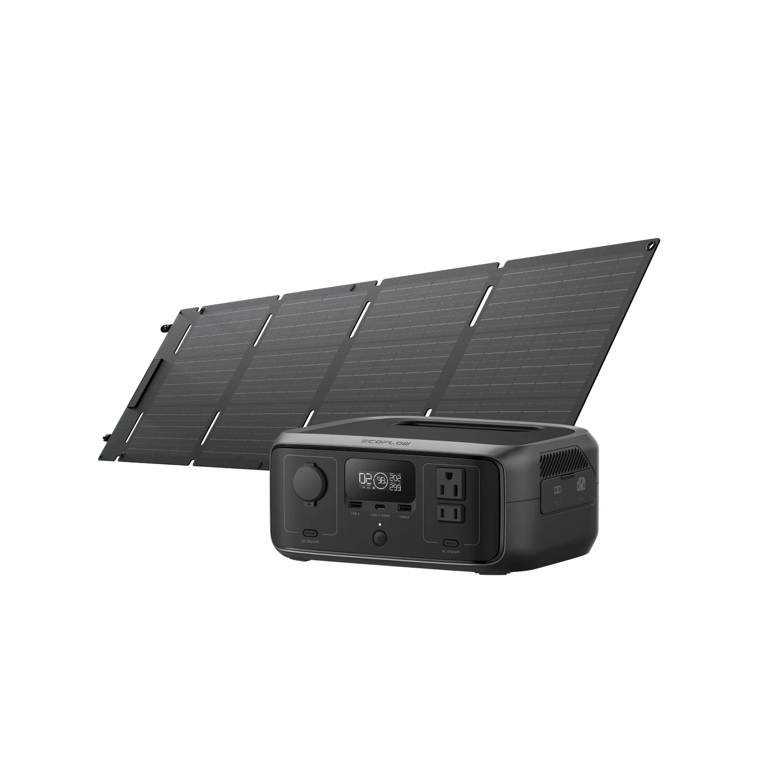 EcoFlow RIVER 3 + 60W Solar Panel 1 EcoFlow RIVER 3 + 60W Solar Panel