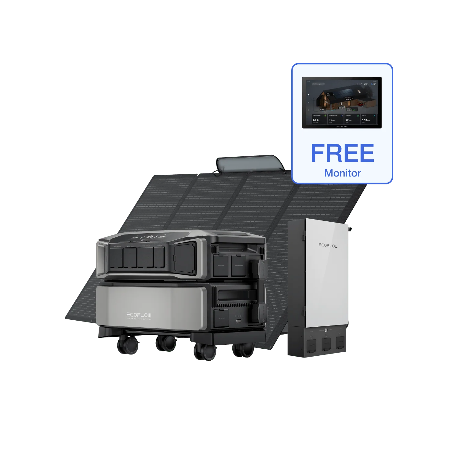 EcoFlow DELTA Pro Ultra + Smart Home Panel 2 + 400W Portable Solar Panel + Free Monitor (Web Exclusive) 6 EcoFlow DELTA Pro Ultra + Smart Home Panel 2 + 400W Portable Solar Panel + Free Monitor (Web Exclusive)