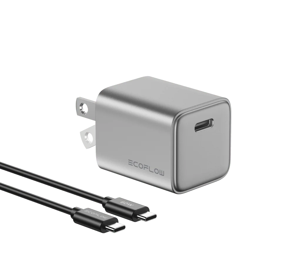 EcoFlow RAPID 30W GaN Charger with 60W Cable (Prime Day Free Gift for Members)